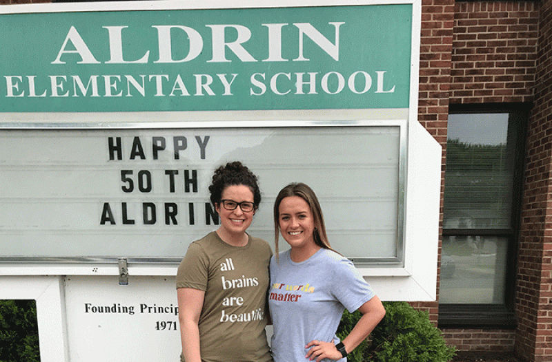Theodora Papastratakos completed her master’s degree in 2015 and her CFY during the 2015-2016 school year, her first with Aldrin Elementary School in Schaumburg.
